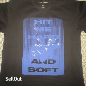 Billie Eilish Unisex Standard XL Black Graphic T-Shirt "Hit Me Hard and Soft"